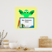 Niedliche Cartoon-Bird-Klasse-Plakate Poster (Küche)