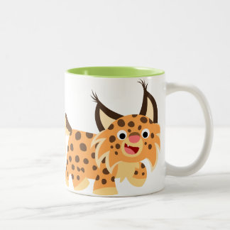 Niedliche Cartoon Bobcat Tasse