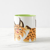 Niedliche Cartoon Bobcat Tasse (Mittel)