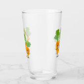 Niedliche Cartoon-Darstellung des Carrot-Quartetts Glas (Rechts)