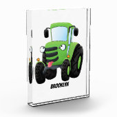 Niedliche Cartoon-Darstellung des Happy Farm Fotoblock (Links)