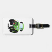 Niedliche Cartoon-Darstellung des Happy Farm Gepäckanhänger (Vorderseite horizontal)