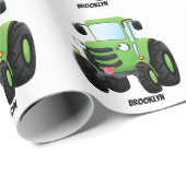 Niedliche Cartoon-Darstellung des Happy Farm Geschenkpapier (Rolleneckpunkt)