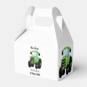 Niedliche Cartoon-Darstellung des Happy Farm Geschenkschachtel (Rückseite)