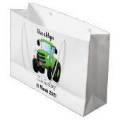 Niedliche Cartoon-Darstellung des Happy Farm Große Geschenktüte (Vorderseite Schrägansicht)