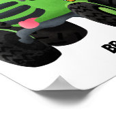 Niedliche Cartoon-Darstellung des Happy Farm Poster (Ecke)