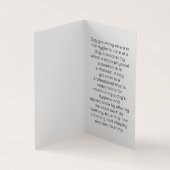 Niedliche Cartoon Dog and Grooming Tools Visitenkarten (Innenseite)