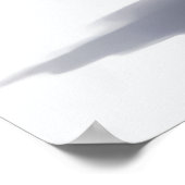 Niedliche Cartoon-Ente in einem Hut und Scarf | Ar Poster (Ecke)