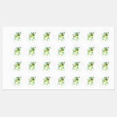 Niedliche Cartoon Frogs Labels Etiketten (Blatt)