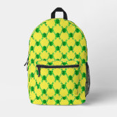Niedliche Cartoon Frosch Bedruckter Rucksack (Vorderseite)