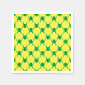 Niedliche Cartoon Frosch Serviette (Vorderseite)