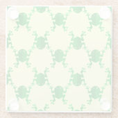 Niedliche Cartoon-Frösche Glasuntersetzer (Rückseite)