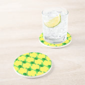 Niedliche Cartoon-Frösche Sandstein Untersetzer (Seite)