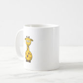 Niedliche Cartoon-Giraffe Clipart Kaffeetasse (Vorderseite Links)