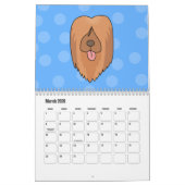 Niedliche Cartoon Hunde 2022 Kalender (Mär 2026)