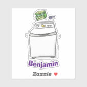 Niedliche Cartoon-Illustration Aufkleber (Blatt)