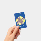 Niedliche Cartoon-Illustration Ausweis (Handheld)