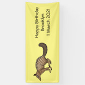 Niedliche Cartoon-Illustration Banner (Vertikal)