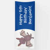 Niedliche Cartoon-Illustration Banner (Vertikal)