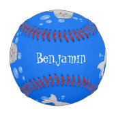 Niedliche Cartoon-Illustration Baseball (Vorderseite)