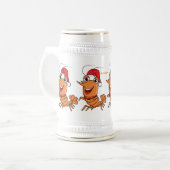 Niedliche Cartoon-Illustration Bierglas (Vorderseite Links)