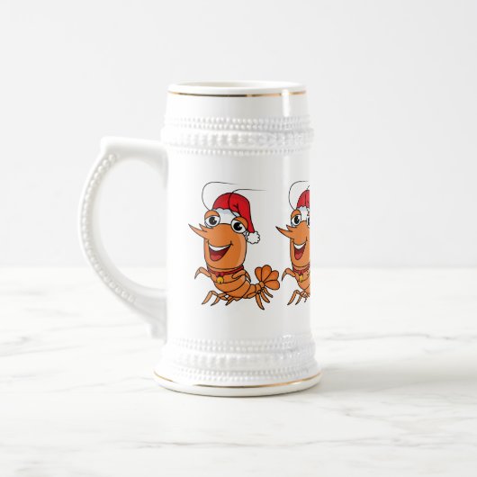 Niedliche Cartoon-Illustration Bierglas (Links)