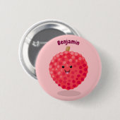 Niedliche Cartoon-Illustration Button (Vorne & Hinten)