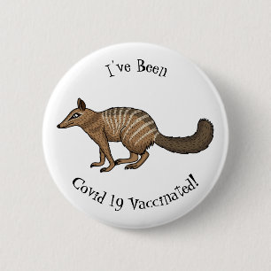 Niedliche Cartoon-Illustration Button