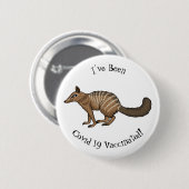 Niedliche Cartoon-Illustration Button (Vorne & Hinten)
