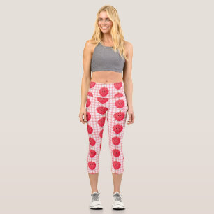 Niedliche Cartoon-Illustration Capri Leggings