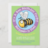 Niedliche Cartoon-Illustration Einladung (Vorderseite)