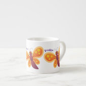 Niedliche Cartoon-Illustration Espressotasse (Vorderseite Rechts)