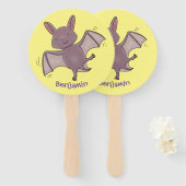 Niedliche Cartoon-Illustration Fächer (Vorne und Hinten)