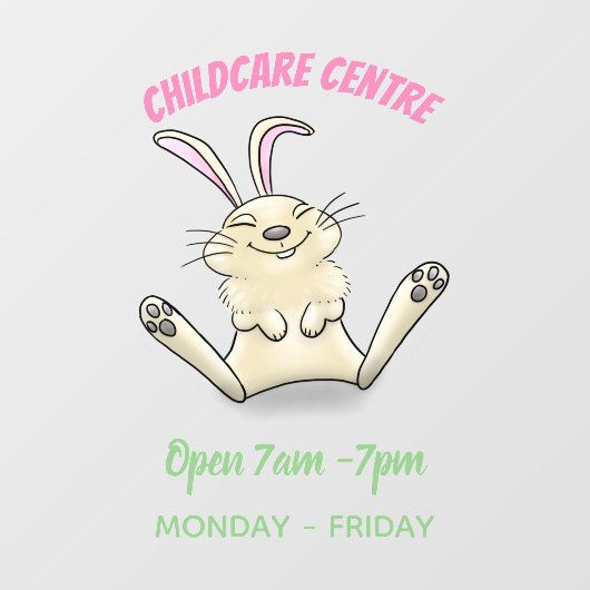 Niedliche Cartoon-Illustration Fensteraufkleber (Blatt)