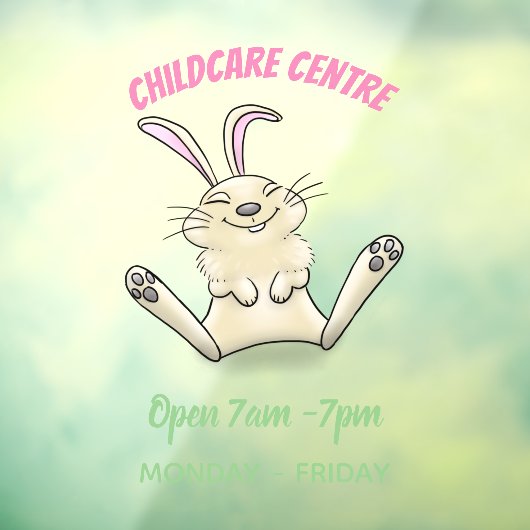 Niedliche Cartoon-Illustration Fensteraufkleber (Blatt 3)