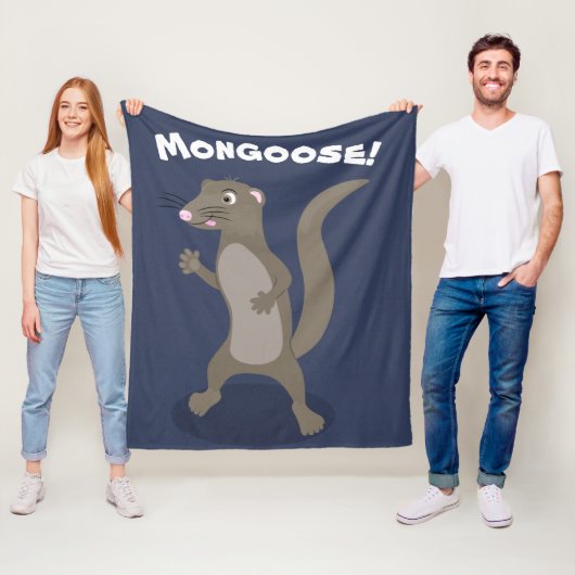 Niedliche Cartoon-Illustration Fleecedecke (Beispiel)