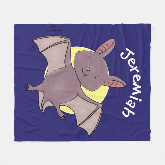 Niedliche Cartoon-Illustration Fleecedecke (Vorderseite (Horizontal))