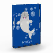 Niedliche Cartoon-Illustration Fotoblock (Links)