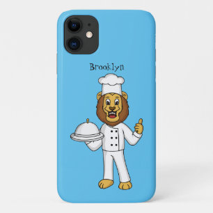 Niedliche Cartoon-Illustration für Löwen-Koch Case-Mate iPhone Hülle