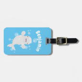 Niedliche Cartoon-Illustration Gepäckanhänger (Vorderseite horizontal)