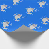 Niedliche Cartoon-Illustration Geschenkpapier (Ecke)