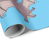 Niedliche Cartoon-Illustration Geschenkpapier (Rolleneckpunkt)