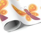 Niedliche Cartoon-Illustration Geschenkpapier (Rolleneckpunkt)