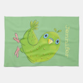 Niedliche Cartoon-Illustration Geschirrtuch (Horizontal)