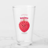 Niedliche Cartoon-Illustration Glas (Rückseite)