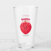 Niedliche Cartoon-Illustration Glas (Vorderseite)