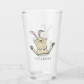 Niedliche Cartoon-Illustration Glas (Vorderseite)