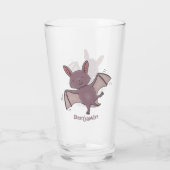 Niedliche Cartoon-Illustration Glas (Rückseite)