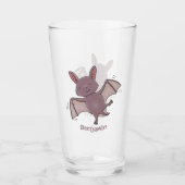 Niedliche Cartoon-Illustration Glas (Vorderseite)