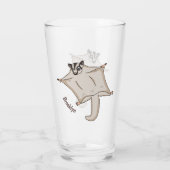 Niedliche Cartoon-Illustration Glas (Rückseite)